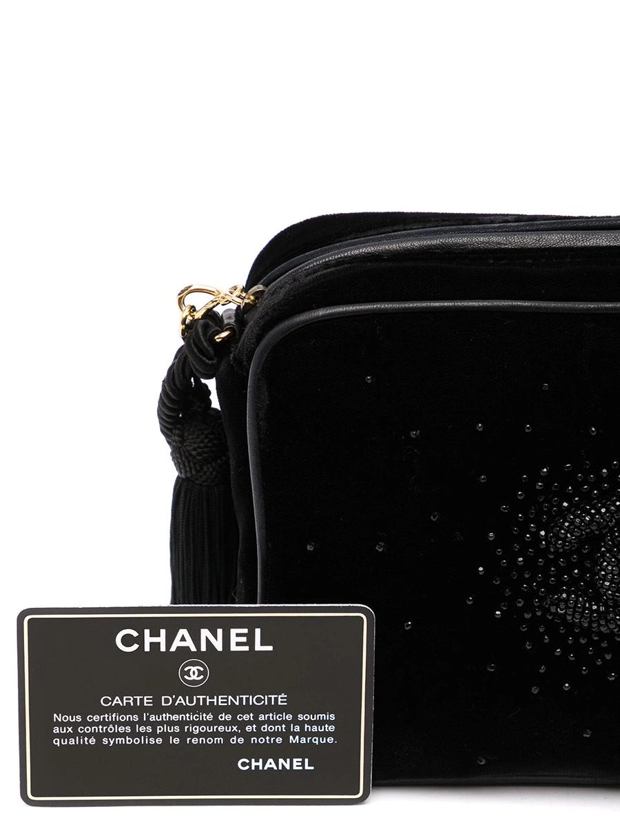 Affordable HOT SALE Women bag CC crossbody rhinestone-embellished CHANEL 1990s 0429